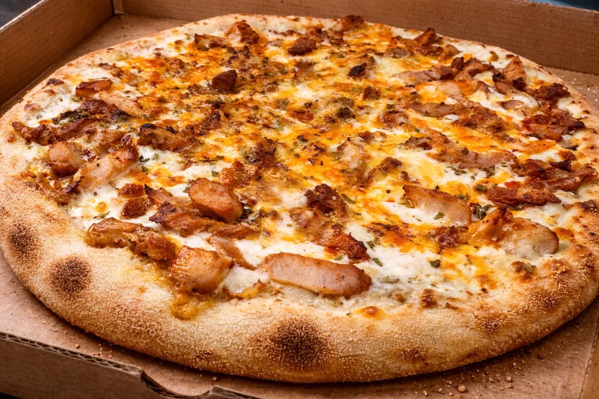 Pizza Barbacoa Pidepizza con carne y bacon